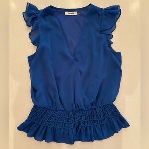 Royal Blue DO+BE blouse